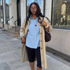 woman wearing black pedal pushers outfit summer 2025