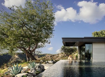 Carla ridge house with its glorious swimming pool