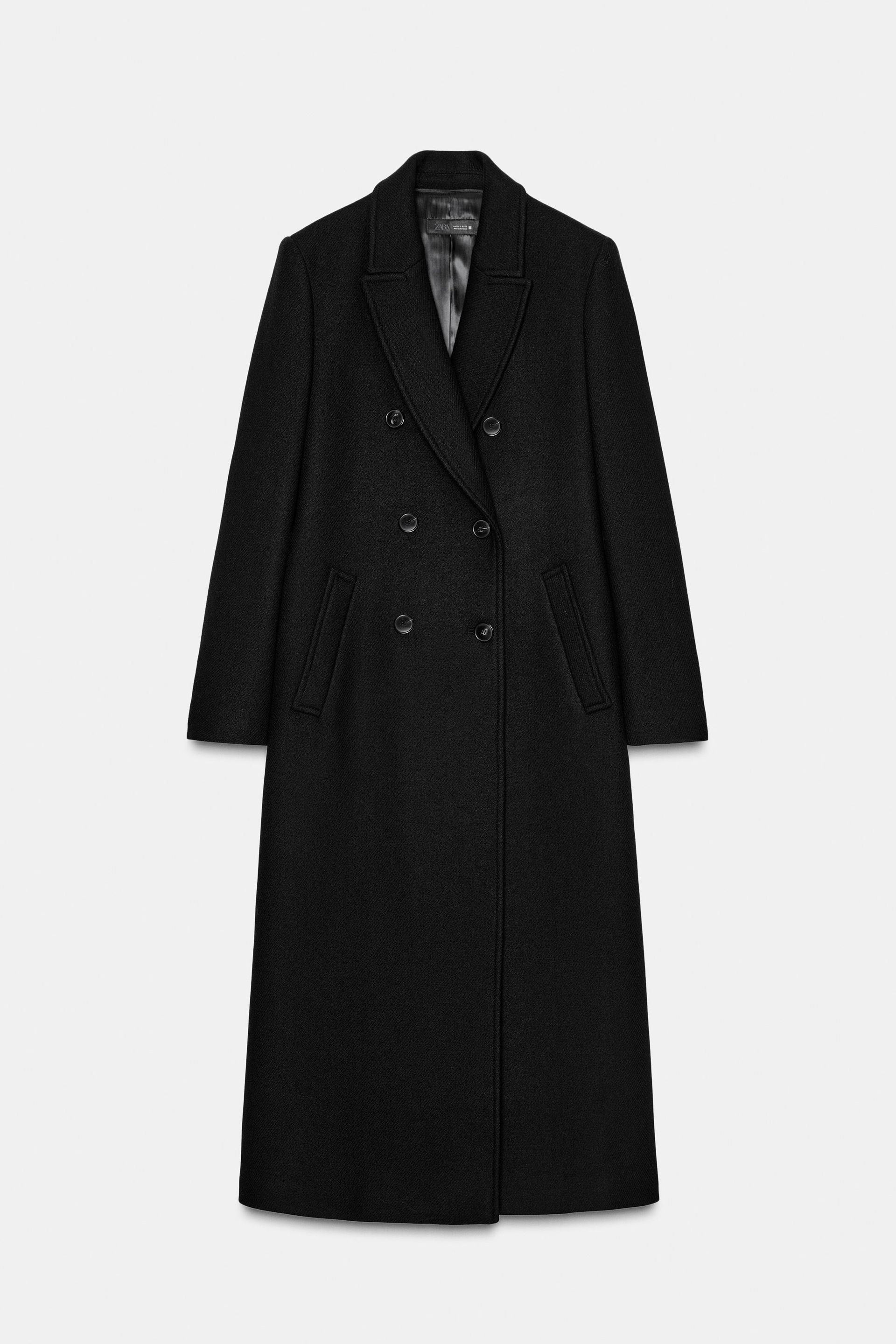 Double-Breasted Long Coat