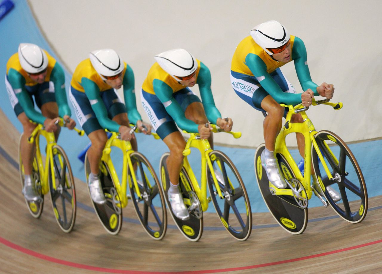 The Australian men's team pursuit team