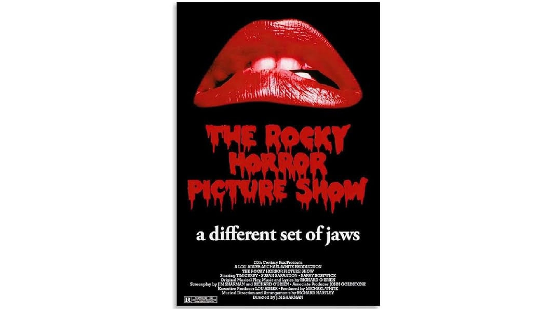 Horror film poster for Rocky Horror Picture Show