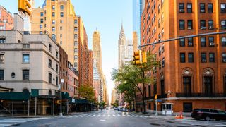 view of streets and buildings in New York