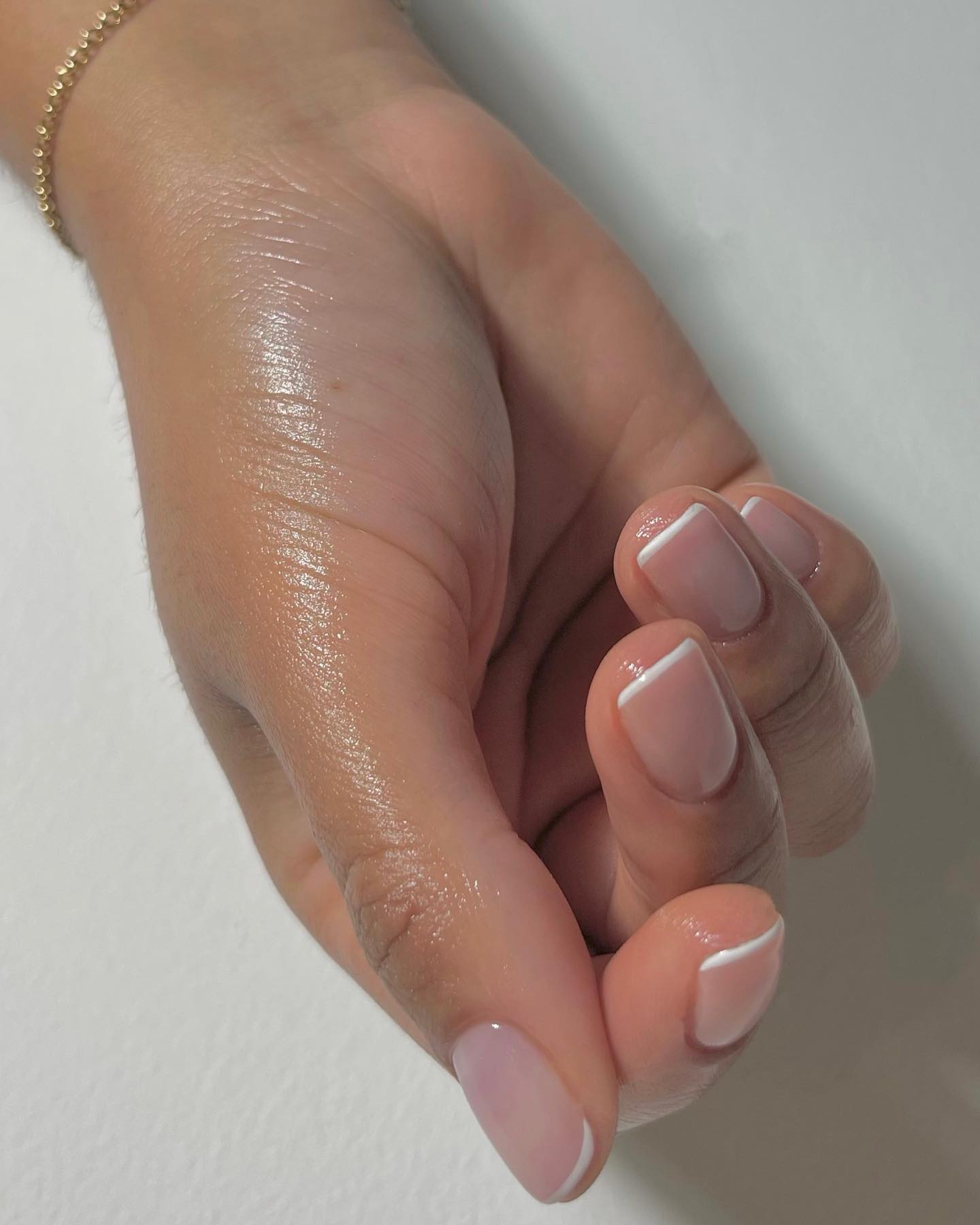 @paintedbyjools French tip manicure