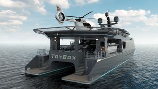 Shadowcat 'Toybox' concept support yacht