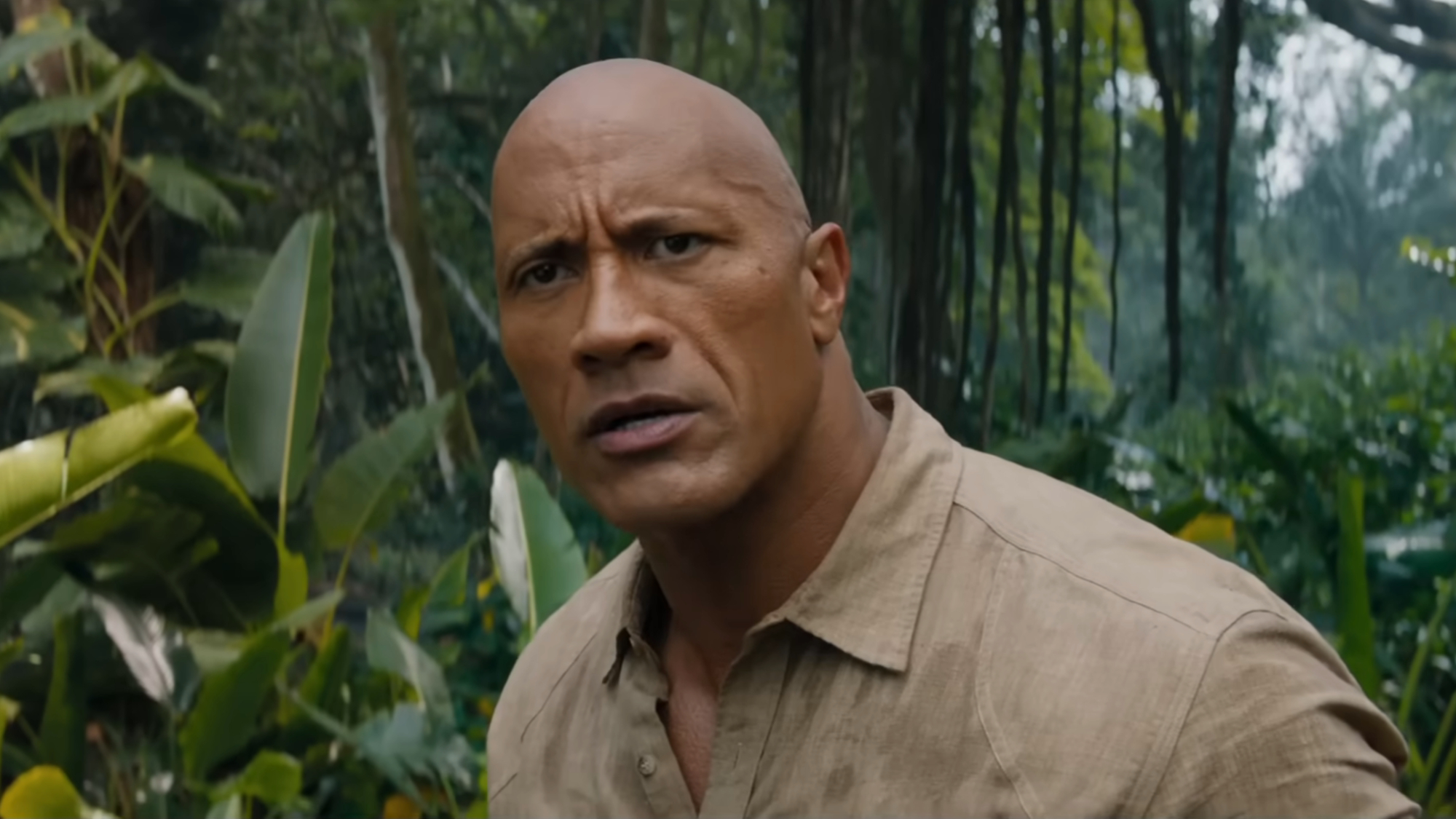 Dwayne Johnson as Dr. Bravestone in Jumanji: The Next Level.