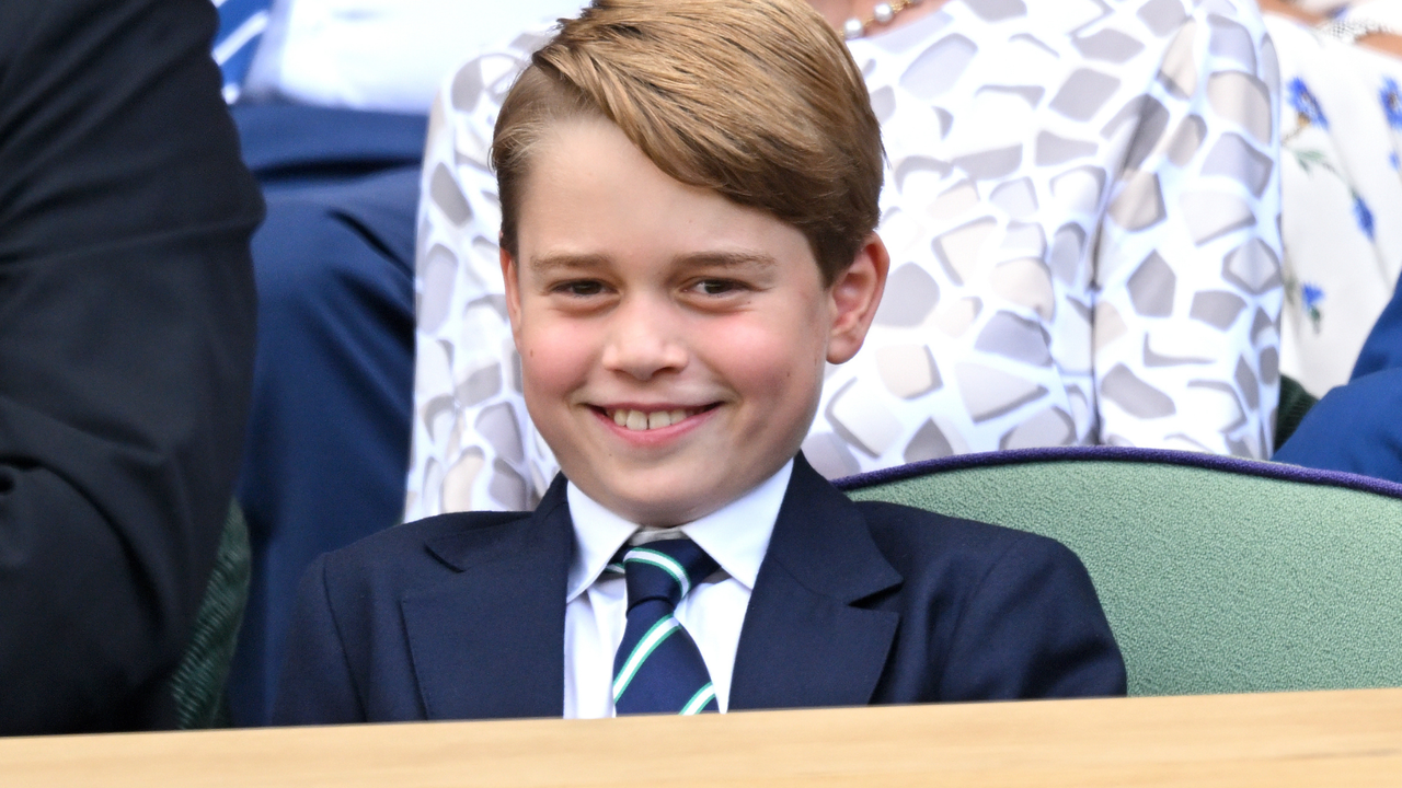 Prince George of Cambridge attends the Men&#039;s Singles Final at All England Lawn Tennis and Croquet Club on July 10, 2022 in London, England.