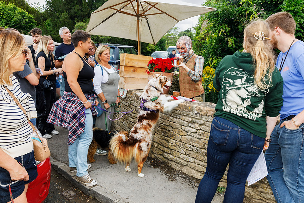 GB. England. Wiltshire. Lacock. Scarecrow Festival. 2025.