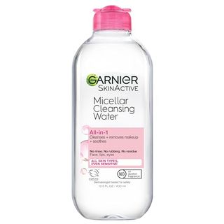 Garnier Micellar Water, Hydrating Facial Cleanser & Makeup Remover, Suitable for Sensitive Skin, Vegan, Cruelty Free, 13.5 Fl Oz (400ml), 1 Count