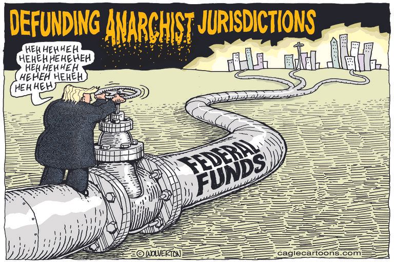 Political Cartoon U.S. Trump anarchist jurisdiction