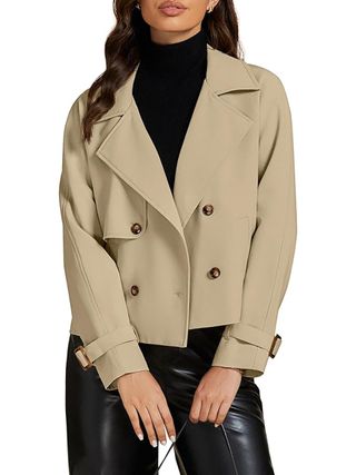 luvamia, Cropped Trench Coat