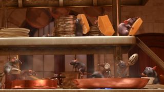 Rats cooking in Ratatouille