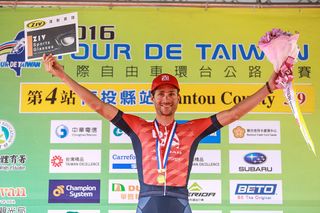 William Clarke (Aus) Drapac Professional Cycling wins stage 4 in Taiwan