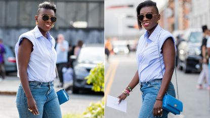 Nikki Ogunnaike at Fashion Week 