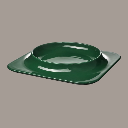 IKEA, Vinterfint Plate - Dark Green 27x27 Cm