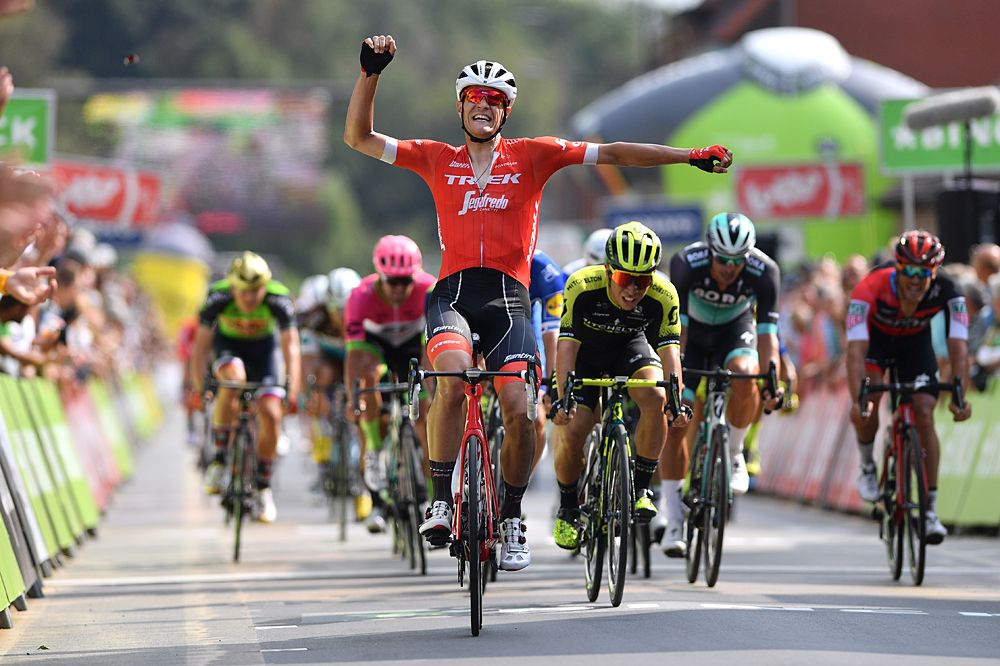 Jasper Stuyven (Trek Segafredo) claims stage 4 of the BinckBank Tour