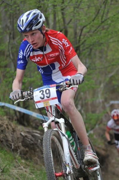 Grant Ferguson (Great Britain) rides to 14th in Houffalize.