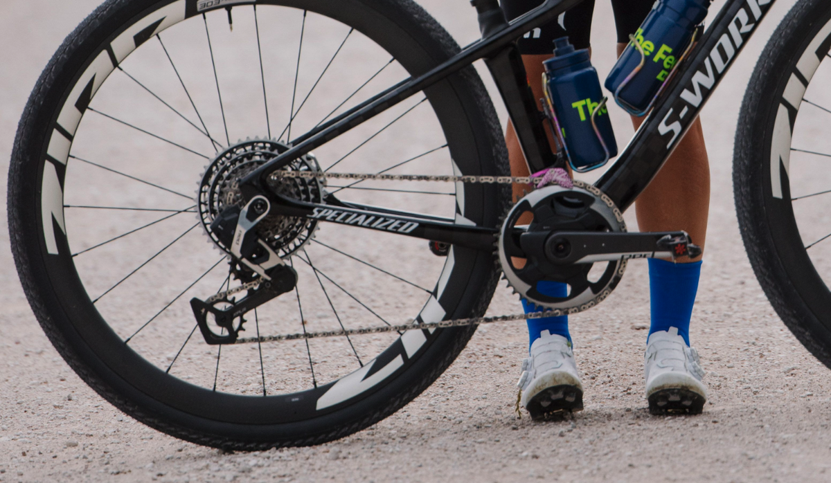 Another unreleased SRAM Red groupset uncovered at Unbound Gravel, this time with 13-speed cassette