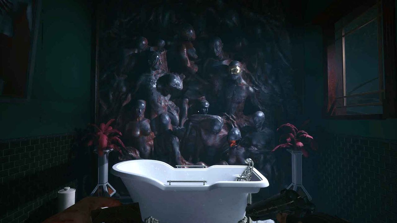 Screens from a horror game