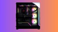 CyberPowerPC Gamer Supreme desktop PC on a gradient background