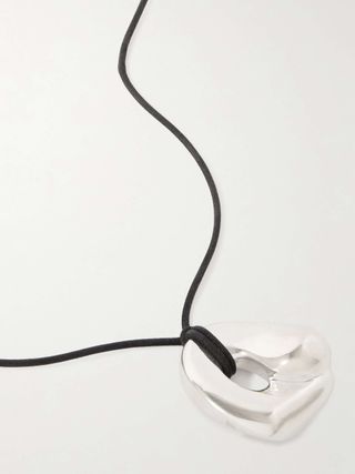 + Simone Bodmer-Turner Gertrude Recycled Sterling Silver and Suede Neckace