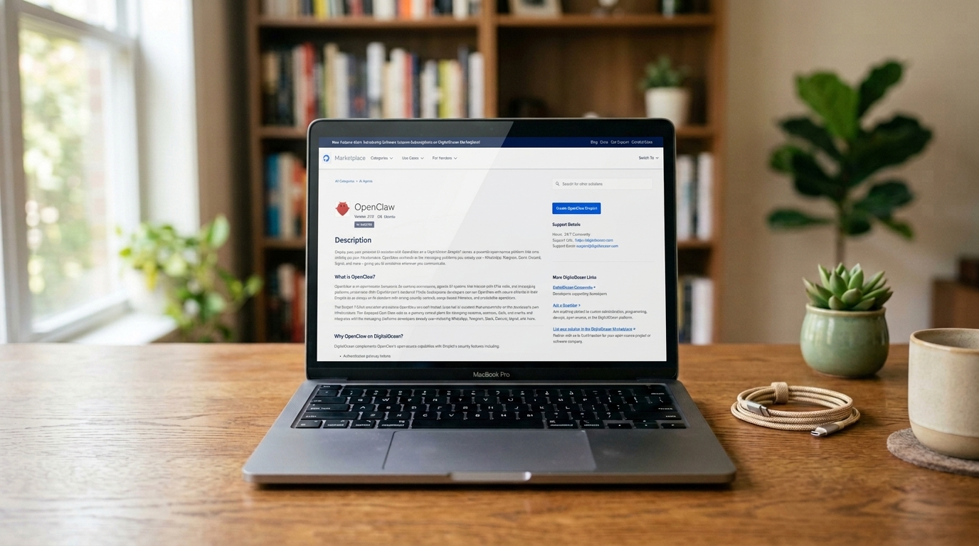Openclaw help screen on a macbook