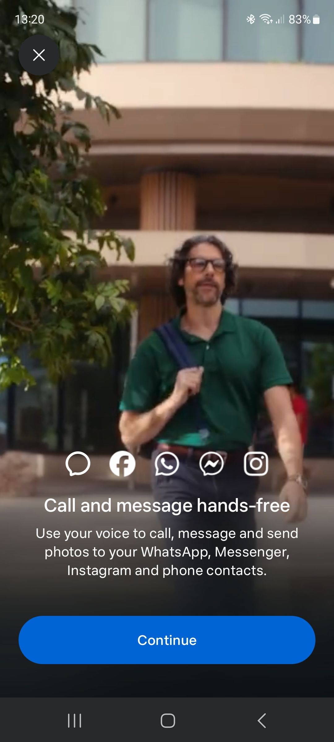Ray-Ban Meta Gen 2 Headliner Meta AI app screenshots