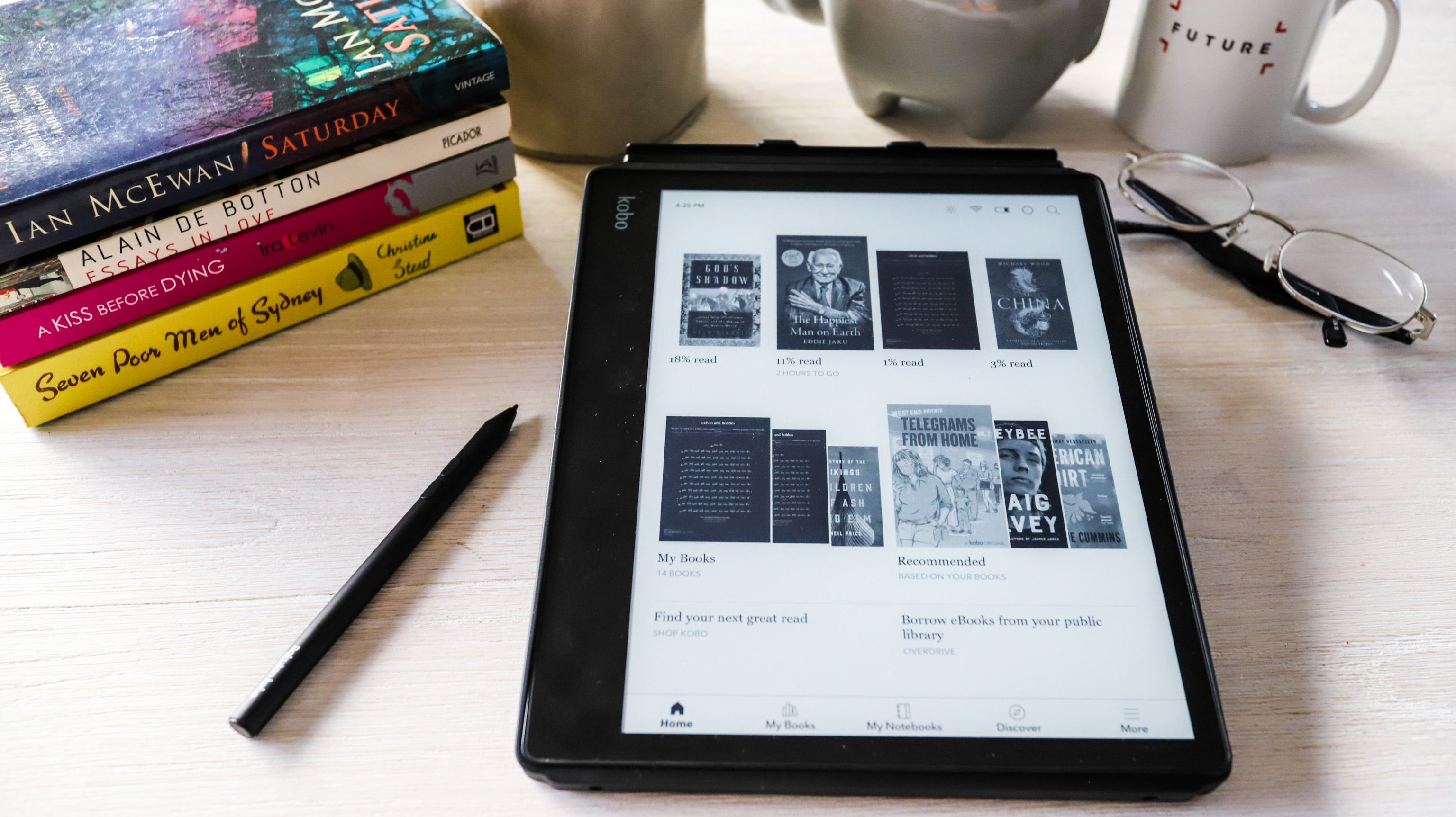 Kobo Elipsa is a 10-inch e-reader that doubles as a notebook with stylus