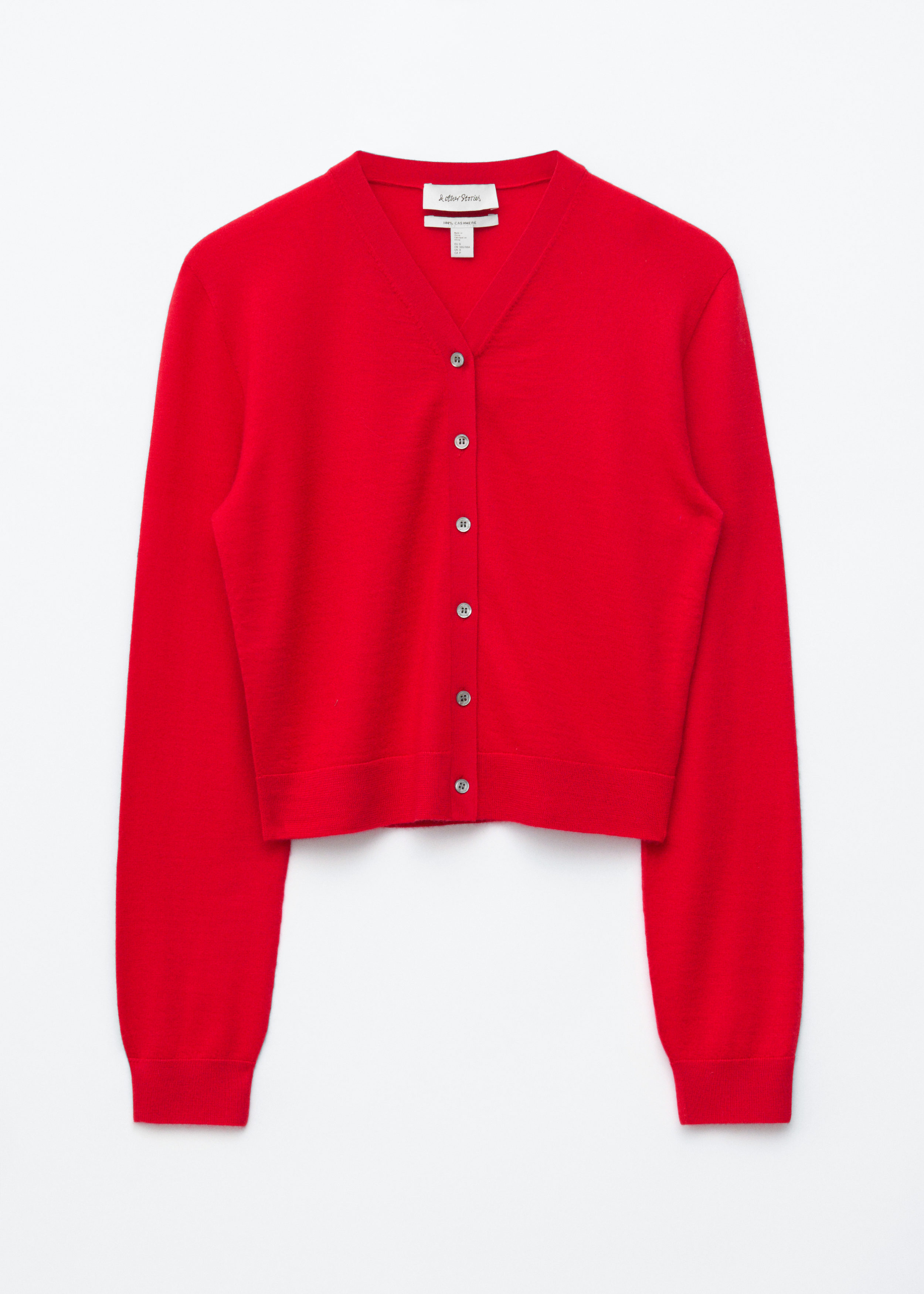 Cropped Cashmere Cardigan