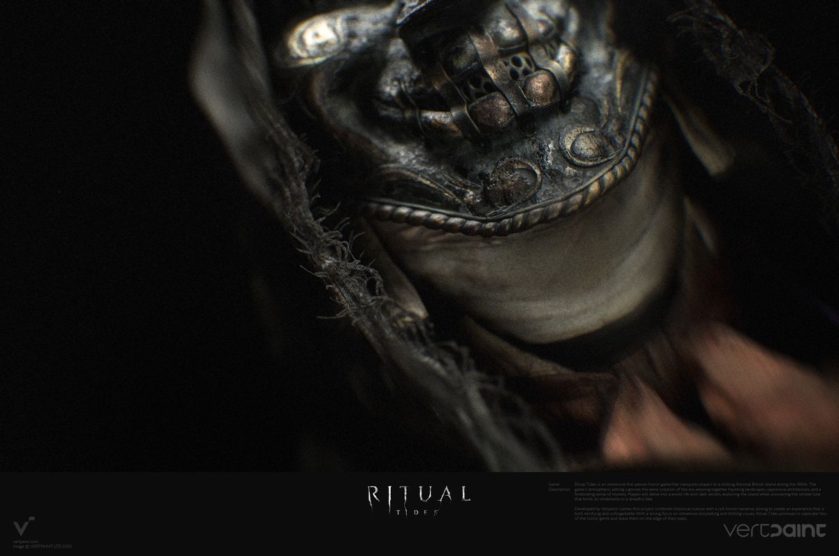 Concept art from Unreal Engine 5 horror game Rital Tides