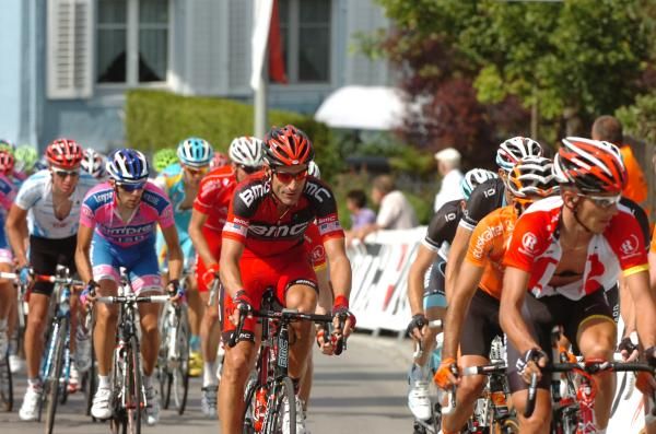 George Hincapie (BMC) is riding the Tour de Suisse