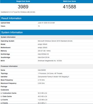 Intel Ice Lake Xeon Processor