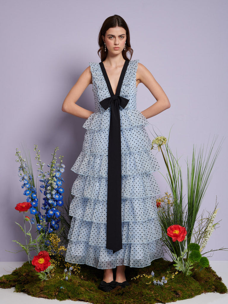 Dream Haven Ruffle Midi Dress