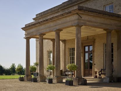 Portico at Stubton Hall. ©Paul Highnam / Country Life Picture Library