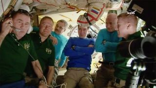 Expedition 46 Crew Members Last Gathering