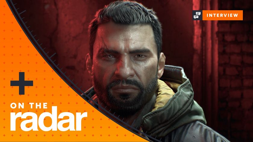Dying Light: The Beast key art showing Kyle Crane against a red tinged background, with an orange On The Radar overlay