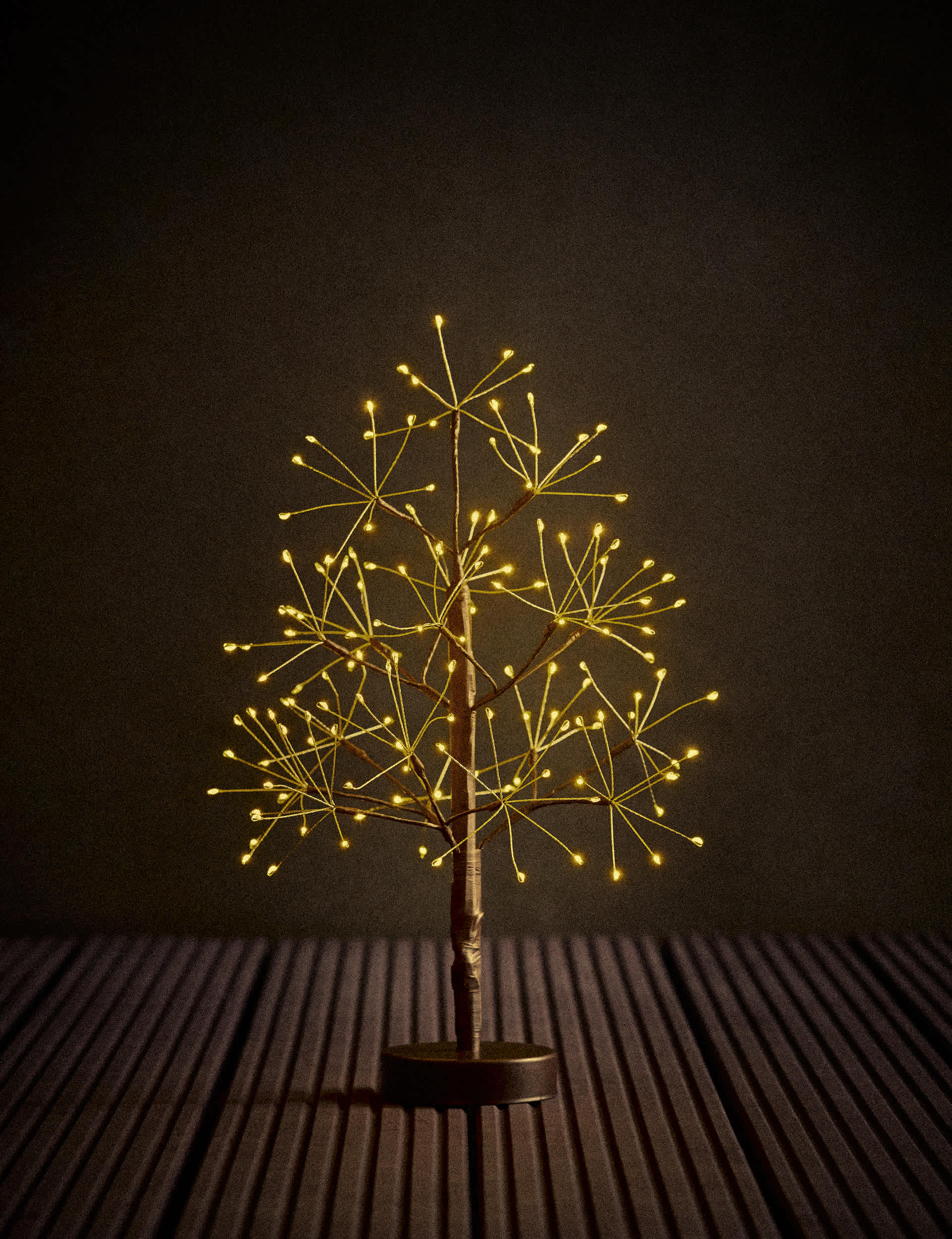 1.5ft Pre-Lit Twig Cluster Christmas Tree