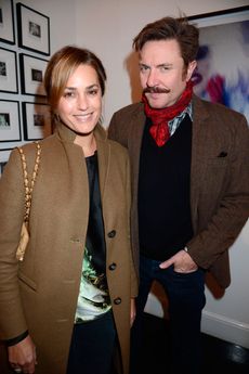 Yasmin and Simone Le Bon at Nick Rhodes' Bei Incubi exhibition in London