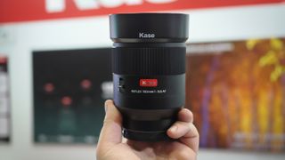 Kase Reflex 150mm f/5.6 AF lens exhibited at CP+ 2026