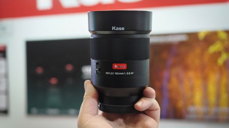Kase Reflex 150mm f/5.6 AF lens exhibited at CP+ 2026