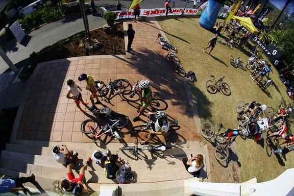 Time for recovery at the finish line.
