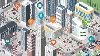 Smart city concept - smart cities