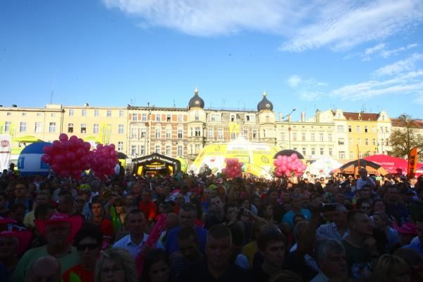 There were plenty of fans out to enjoy the second Tour of Poland stage