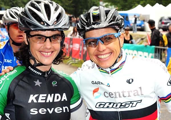 Mary McConeloug (Kenda-Seven-No Tubes) and Sabine Spitz (Central Ghost)