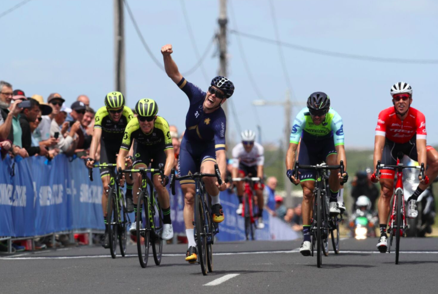 Lasse Norman Hansen (Aqua Blue Sport) celebrates his stage win