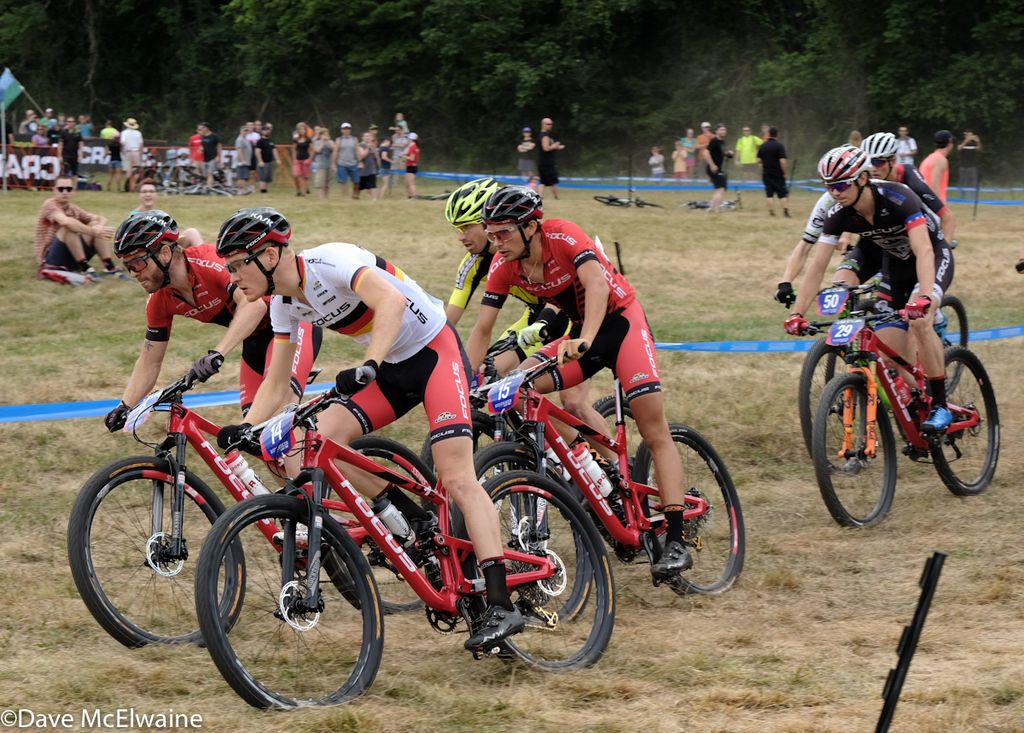 Markus Schulte-Lunzum (Focus) has plenty of power for this type of course