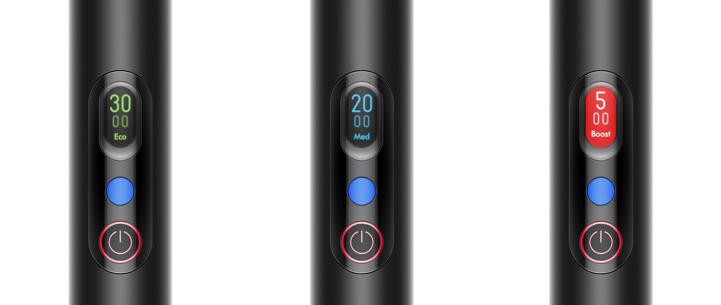Dyson PencilVac display screen
