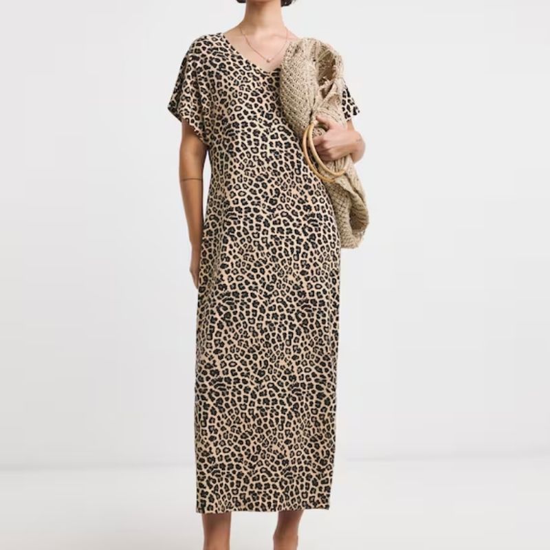 leopard print dress
