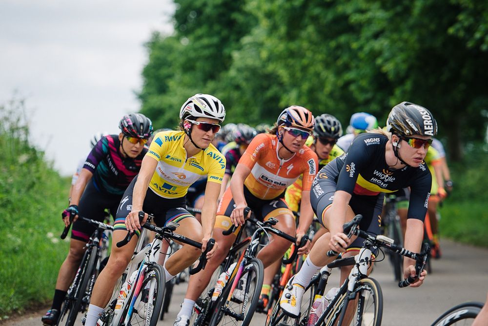 Race leader and World Champion, Lizzie Armitstead at Aviva Women's Tour 2016 - Stage 5