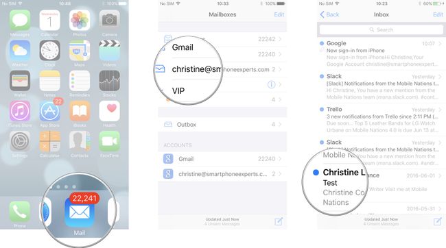 iPhone または iPad の Apple Mail で署名を使用する方法