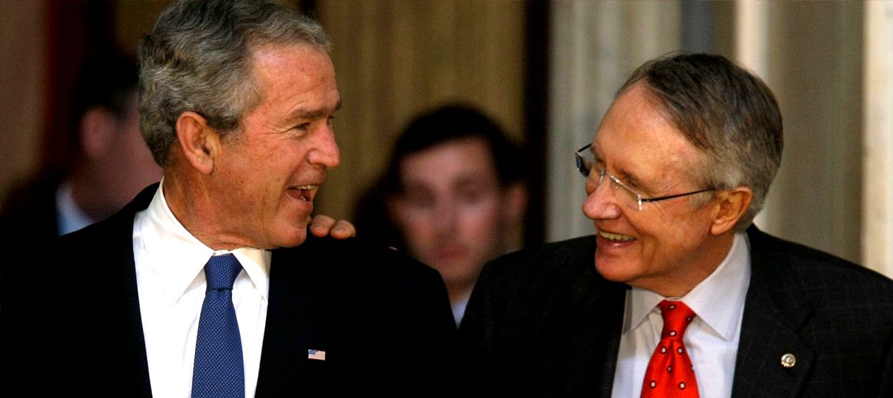 Bush and Reid.